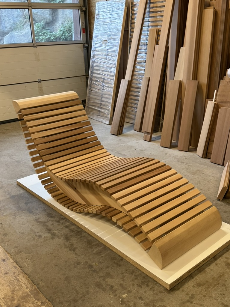 Chaise longue en cèdre – Image 5