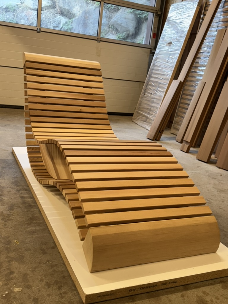 Chaise longue en cèdre – Image 2